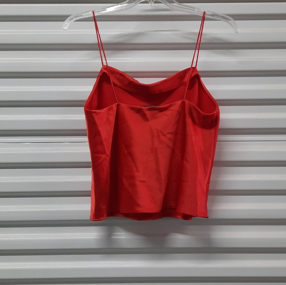 Alice + Olivia Harmon Camisole Top Women's Large Draped Cowl Neck Blouse - Picture 5 of 8